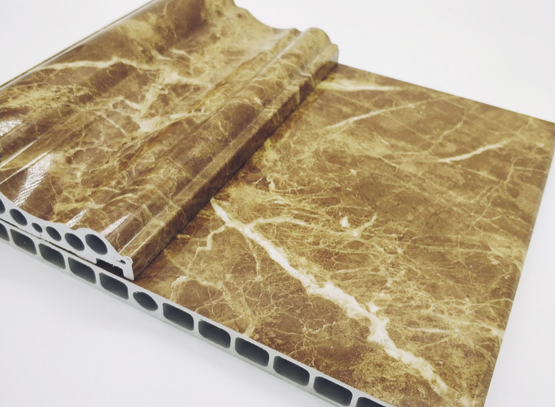 金色石塑電梯門(mén)套